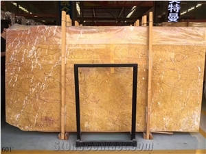 China Kellen Gold Marble 1.8Cm Polished Project Slabs