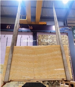 China Resin Yellow Onyx M136 Polished Small Size Slabs Tiles