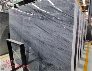 Chinese Cartier Marble Grey Standard Size Slabs Polished