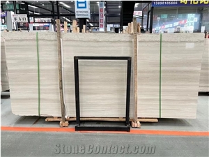 Chinese Guizhou Wood Grain Marble Large Size Slabs Polished