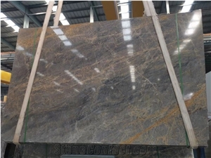 Chinses Provence Grey Marble Standard Size Slabs Polished