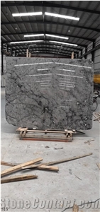 Cloudy Grey Marble Wolf Slab Wall Tile