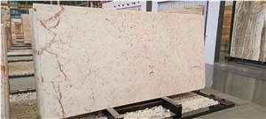 Ivory Red Marble White Red Marble Slab For Flooring Tile Use