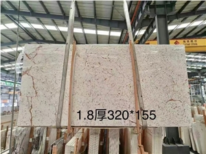 Turkey Ivory Red Marble Ivory-Red Stone For Room Decor