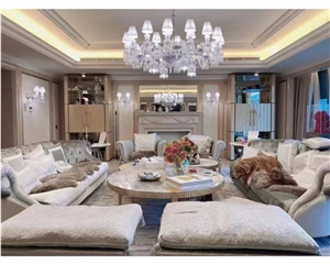 Gold Blue Jade Onyx For Living Room Table Design