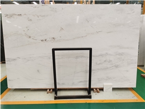 GOLDTOP ODM/OEM Elba White Marble Slab