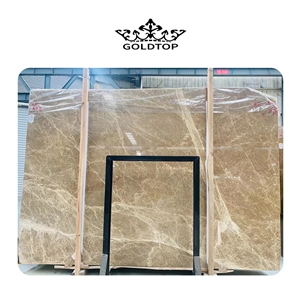 GOLDTOP ODM/OEM Light Emperador Marble Slab