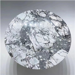 GOLDTOP ODM/OEM Winter River Snow Marble Table Tops