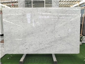Italy White Carrara Marble Polished Slabs Tiles