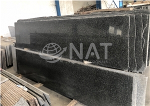 Vietnam Black Granite -TC Black Rock Polished Slabs & Tiles