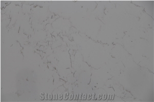 China Artificial Carrara Quartz Stone Slab