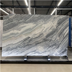 Italy Blue Sands Wave Palissandro Classico Marble Tiles