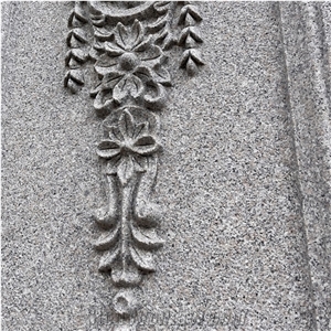Stone Gate Posts Natural Granite Column For Outdoor Decor