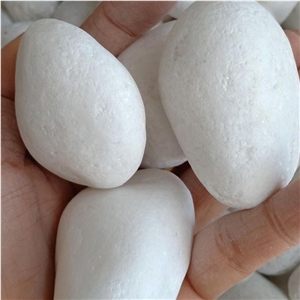 Top Quality White Pebble Stone For Garden Landscape Decor