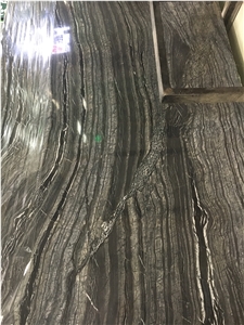 Interior Marble Slab Leathered Kenya Black Bathroom Tiles