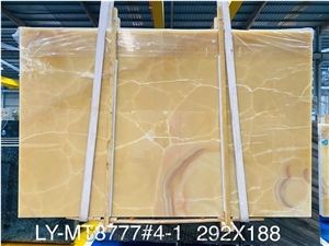 High Quality Polished Peach Onyx For Background Wall