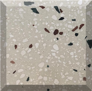 FHI Polished Terrazzo Floors Inorganic Terrazzo Precast