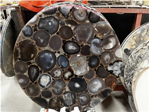ROUND AGATE DESK TOP,ARTIFICIAL STONE Table Top