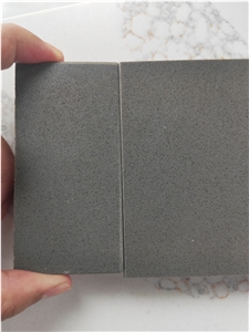 Gray Artifficial Quartz Stone Pure Color