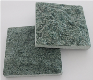 Green Sukabumi Stone 10 X 10 X 1 Cm Tiles