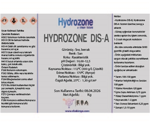 Hydrozone Dis-A/B For Stone Cleaner