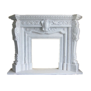 Carved Fireplace Marble Fireplace