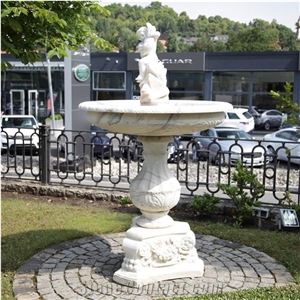 Decoration Modern Carved Water Fountain Outdoor For Sale
