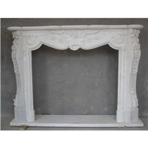 Decorative Carved Fireplace Freestanding Fireplace Surround