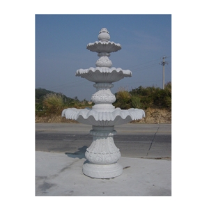 Hand Carved Modern Style Water Fountain Outdoor For Garden