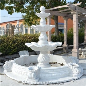 Hot Sale Carved Water Fountain Outdoor For Garden