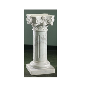 Nature Marble Columns Decorative Roman Column Pillar