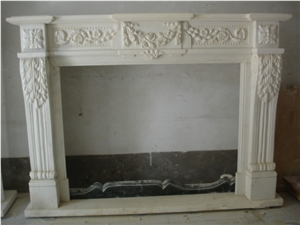 White Modern Style Fireplace Fireplace Surround For Sale