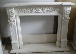 White Modern Style Fireplace Fireplace Surround For Sale