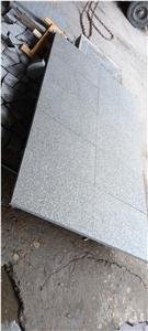 G654 Dark Grey Granite Flamed Tiles