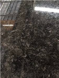 Angola Black Granite Strip Slab & Tile For Project