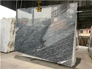 Big Slabs Cartier Grey Marble White Vein Tiles For Wall