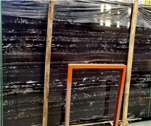China Nero Portoro Marble Slab&Tiles For Project