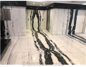 Chinese Panda White Marble Wall Tiles Floor Tiles