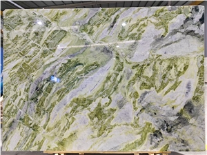 Emerald Green Marble Slab For Home Decoration