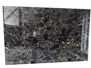 Factory Price China Golden Black Marble Slab&Tiles
