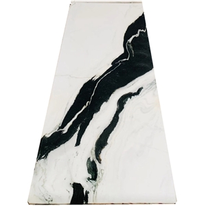 Factory Price China Panda White Marble Slab&Tiles