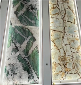 Fuchsite Crystal Quartzite,Botanic Crystal Quartzite