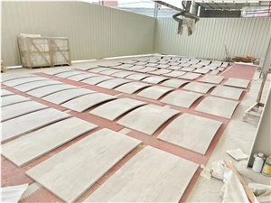 Grey Marble Arc Plate Curve Tiles For Wall Cladding