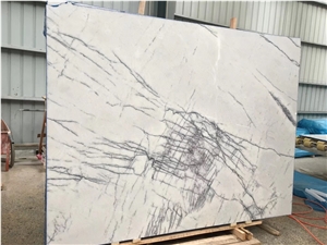 Lilac White Marble Slab&Tiles With Favorable Price