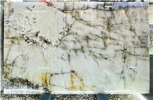 Luxury Stone Pandora Granite With Big Crystal For Wall