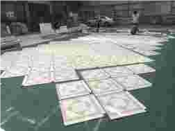 Mix Marble Pattern Flooring For Hotel Project
