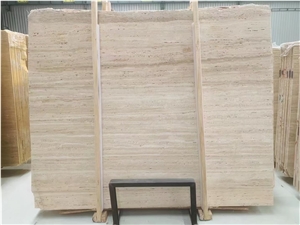 New Arrival Iran White Travertine Slab For Hotel Project