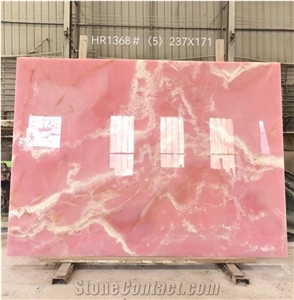 New Arrival Pink Onyx Slab & Tiles