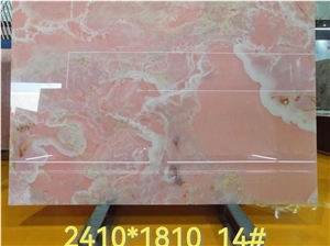 New Arrival Pink Onyx Slabs For Wall