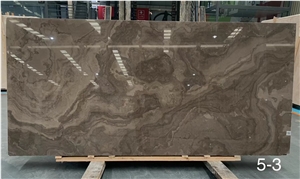 NEW Coffee Wood Marble Slab&Tiles For Home Decoration